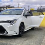 210系カローラツーリング　手動式自動ドア